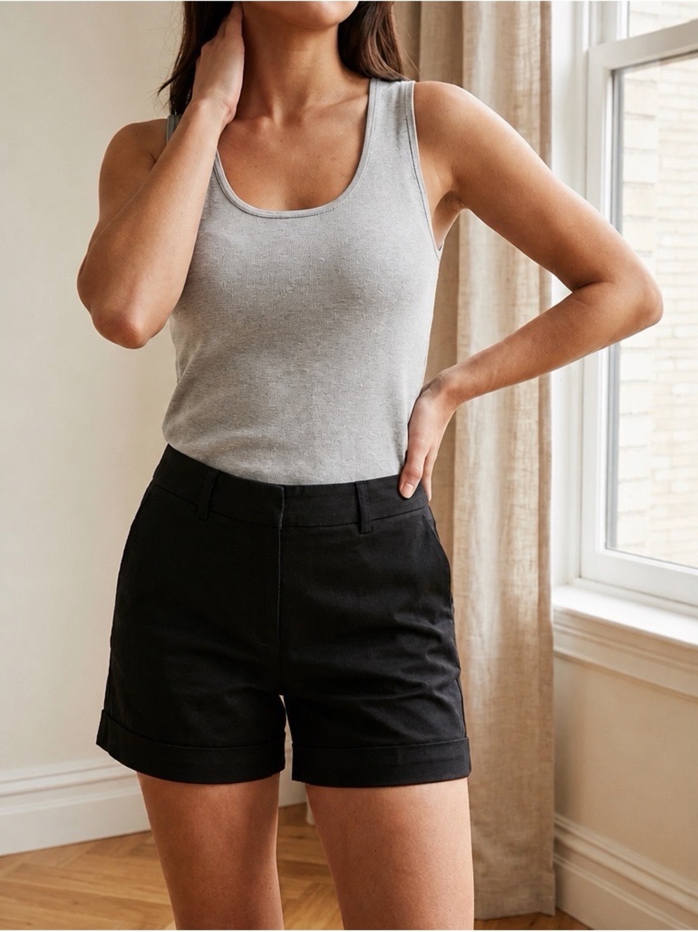 Women's Mossimo Casual Black Shorts Size 4 NWT